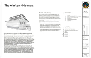 Alaska Hideaway Cabin - Auto Cad Files - Downloadable